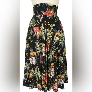 Trashy Diva Pirate’s Treasure 40’s Skirt Size 6
